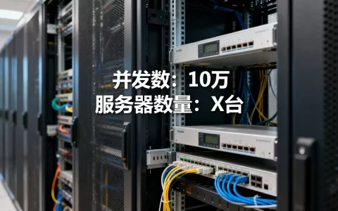 多少台服务器才能支撑10万并发不卡顿,怎么配置