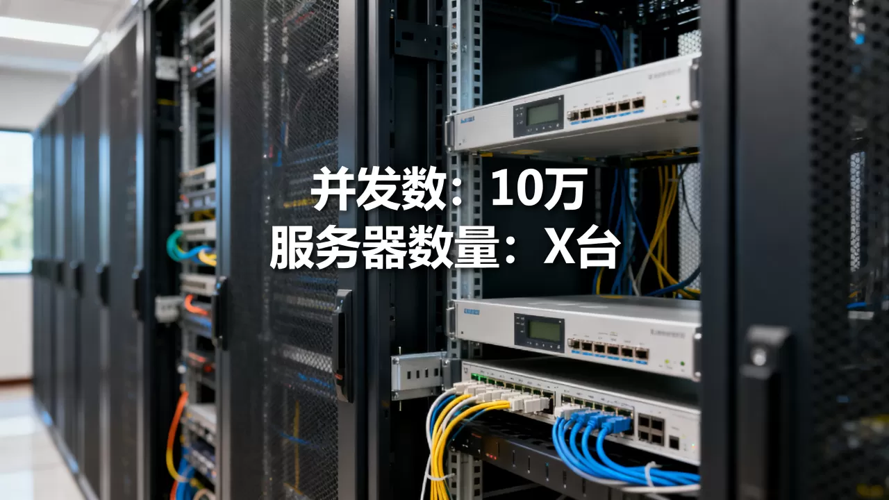 多少台服务器才能支撑10万并发不卡顿,怎么配置 多少台服务器才能支撑10万并发不卡顿,怎么配置