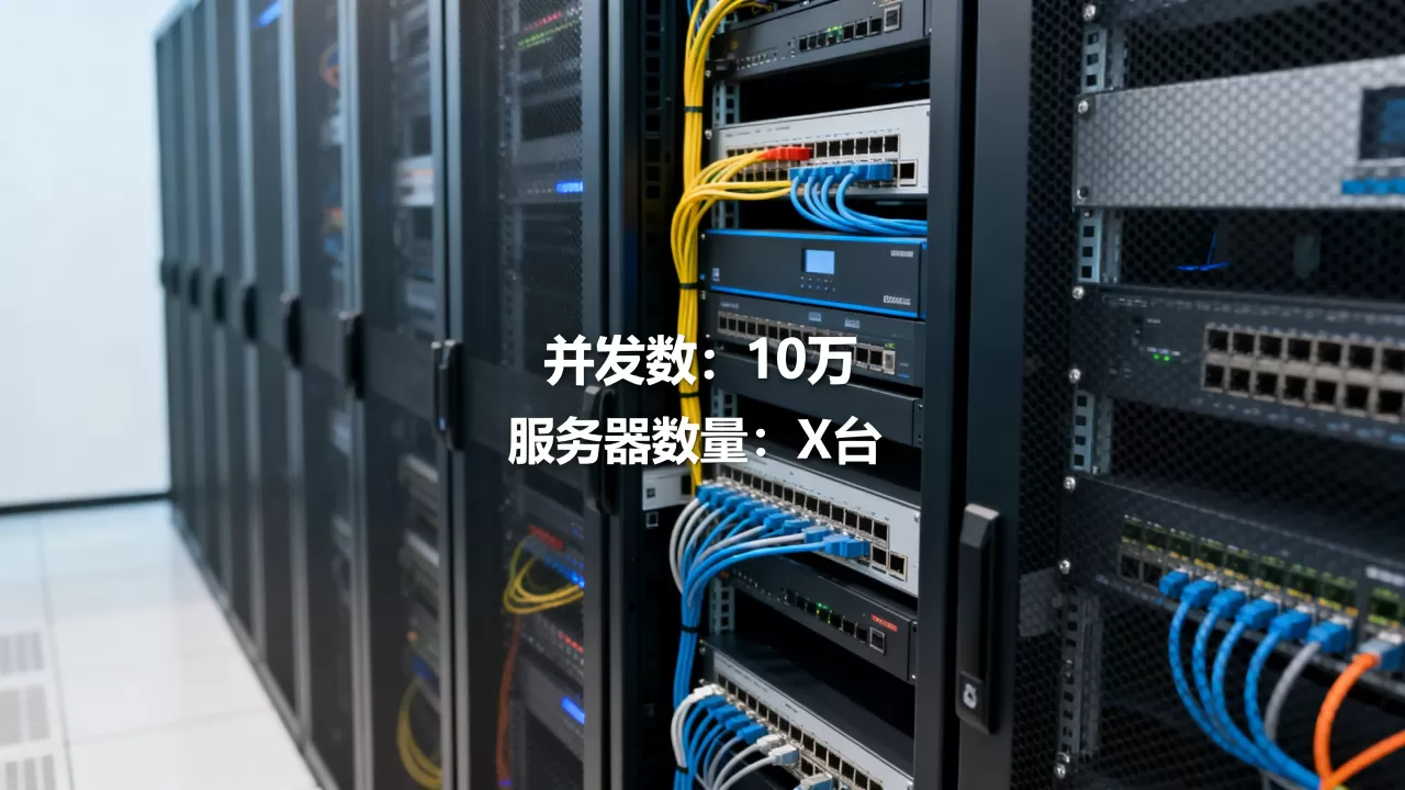 多少台服务器才能支撑10万并发不卡顿,怎么配置 多少台服务器才能支撑10万并发不卡顿,怎么配置