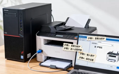 服务器上的打印机IP地址怎么改？,修改步骤有哪些