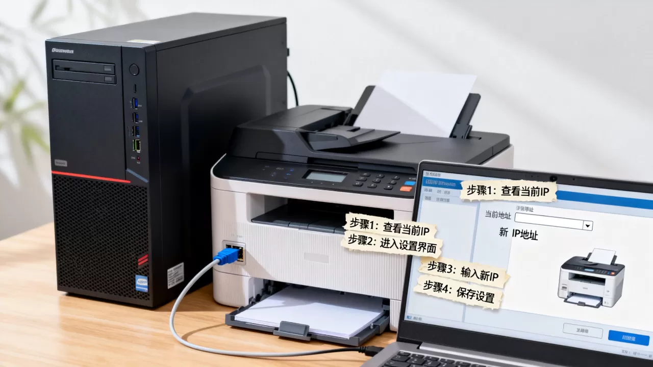 服务器上的打印机IP地址怎么改?,修改步骤有哪些 服务器上的打印机IP地址怎么改?,修改步骤有哪些