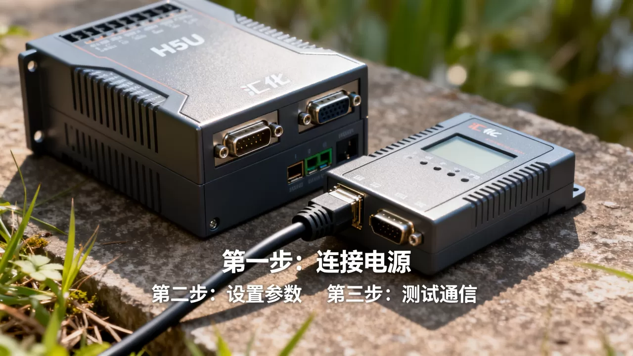 汇川H5U怎么连接串口服务器,详细步骤有哪些? 汇川H5U怎么连接串口服务器,详细步骤有哪些?