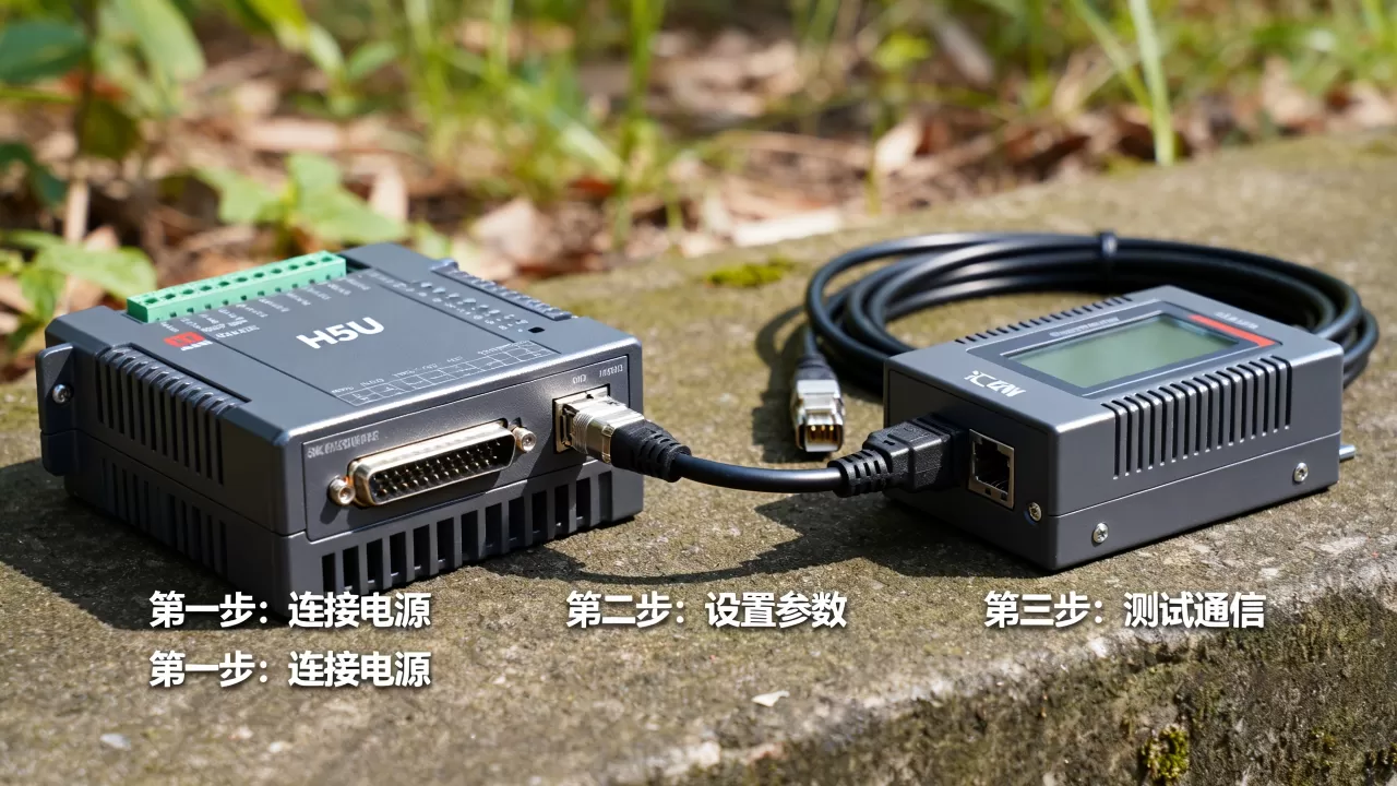 汇川H5U怎么连接串口服务器,详细步骤有哪些? 汇川H5U怎么连接串口服务器,详细步骤有哪些?