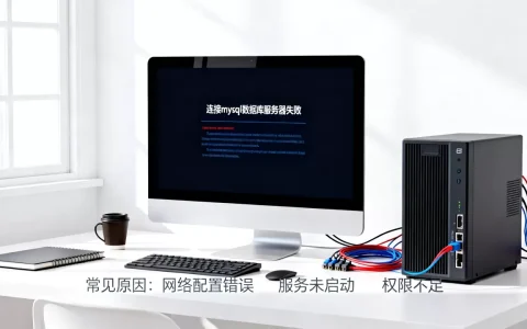 连接mysql数据库服务器失败怎么解决，常见原因有哪些