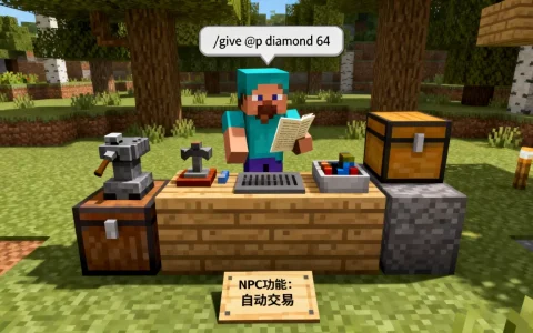 我的世界服务器功能性NPC怎么做？,我的世界NPC指令大全