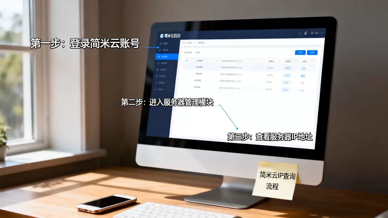 如何在简米云查询服务器IP地址,IP地址在哪里看? 如何在简米云查询服务器IP地址,IP地址在哪里看?