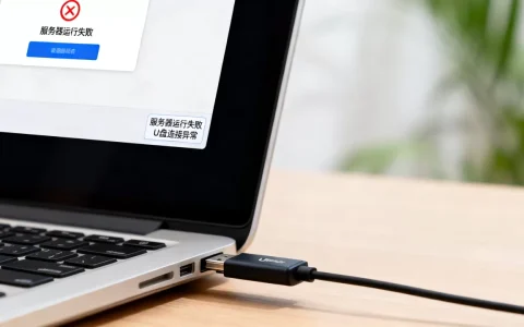 U盘在电脑上显示服务器运行失败怎么办，是什么原因？