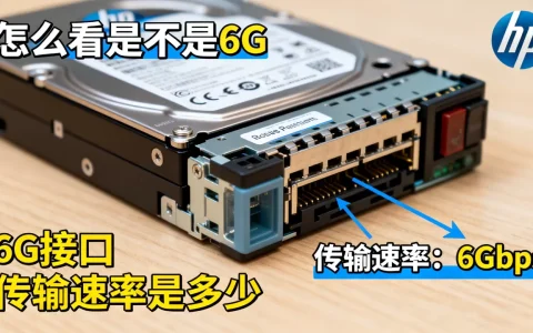 惠普服务器硬盘怎么看是不是6g，传输速率是多少