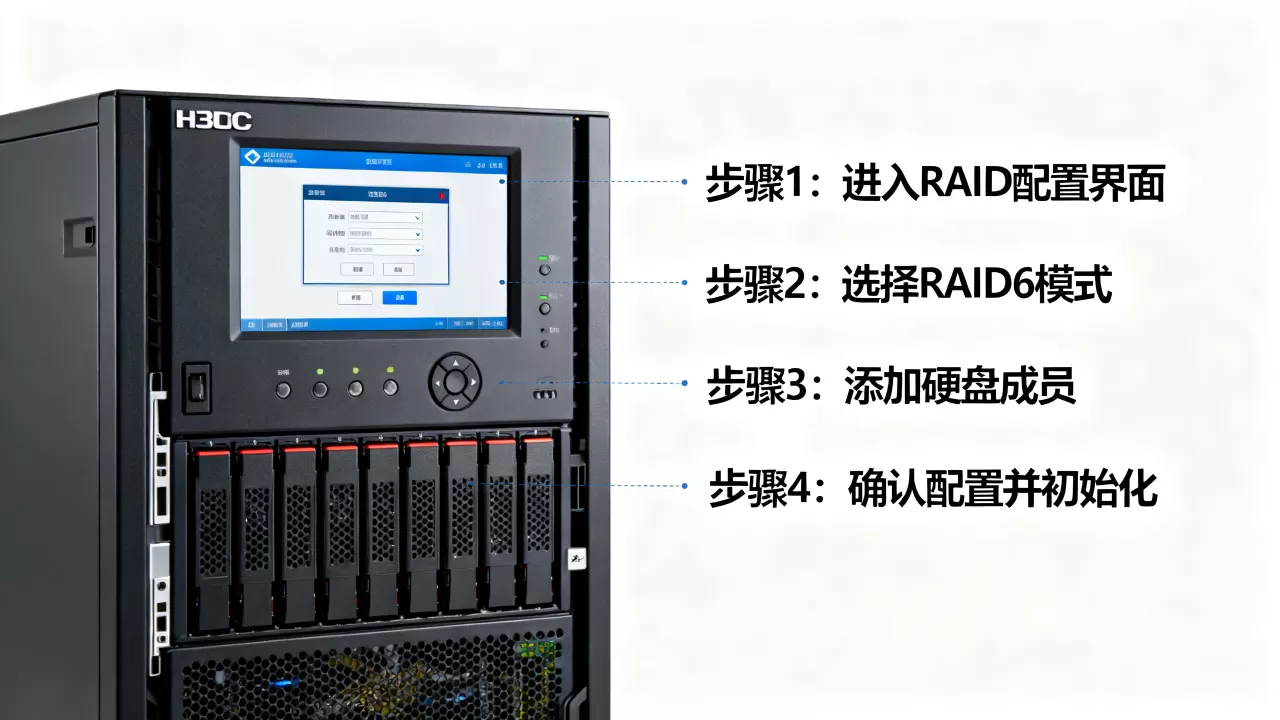 H3C服务器怎么做RAID6,配置步骤有哪些? H3C服务器怎么做RAID6,配置步骤有哪些?