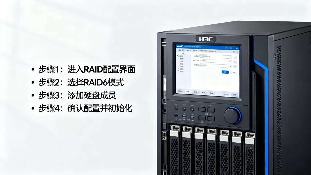 H3C服务器怎么做RAID6,配置步骤有哪些? H3C服务器怎么做RAID6,配置步骤有哪些?