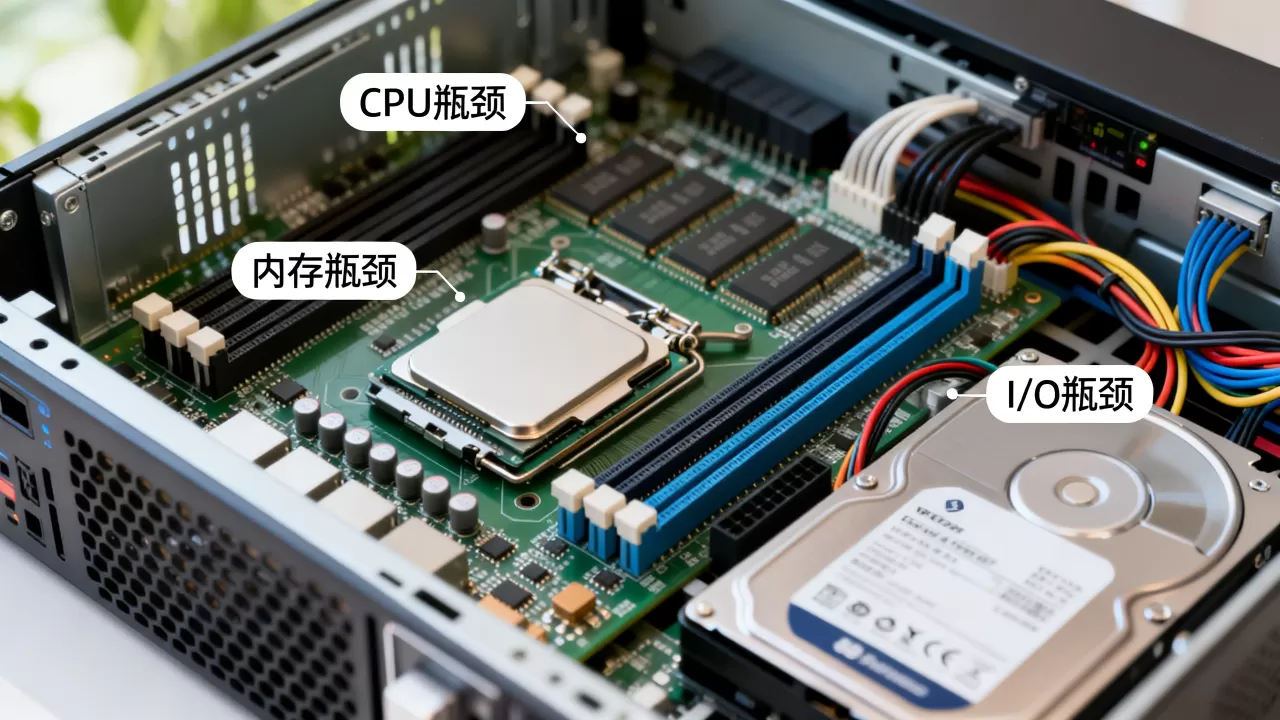 服务器瓶颈有哪些方面 服务器瓶颈有哪些方面