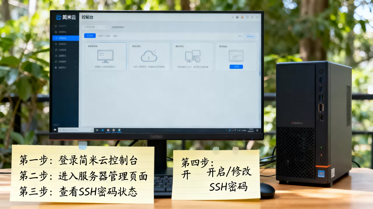 怎么查看简米云服务器SSH密码是否开启,设置步骤是什么? 怎么查看简米云服务器SSH密码是否开启,设置步骤是什么?