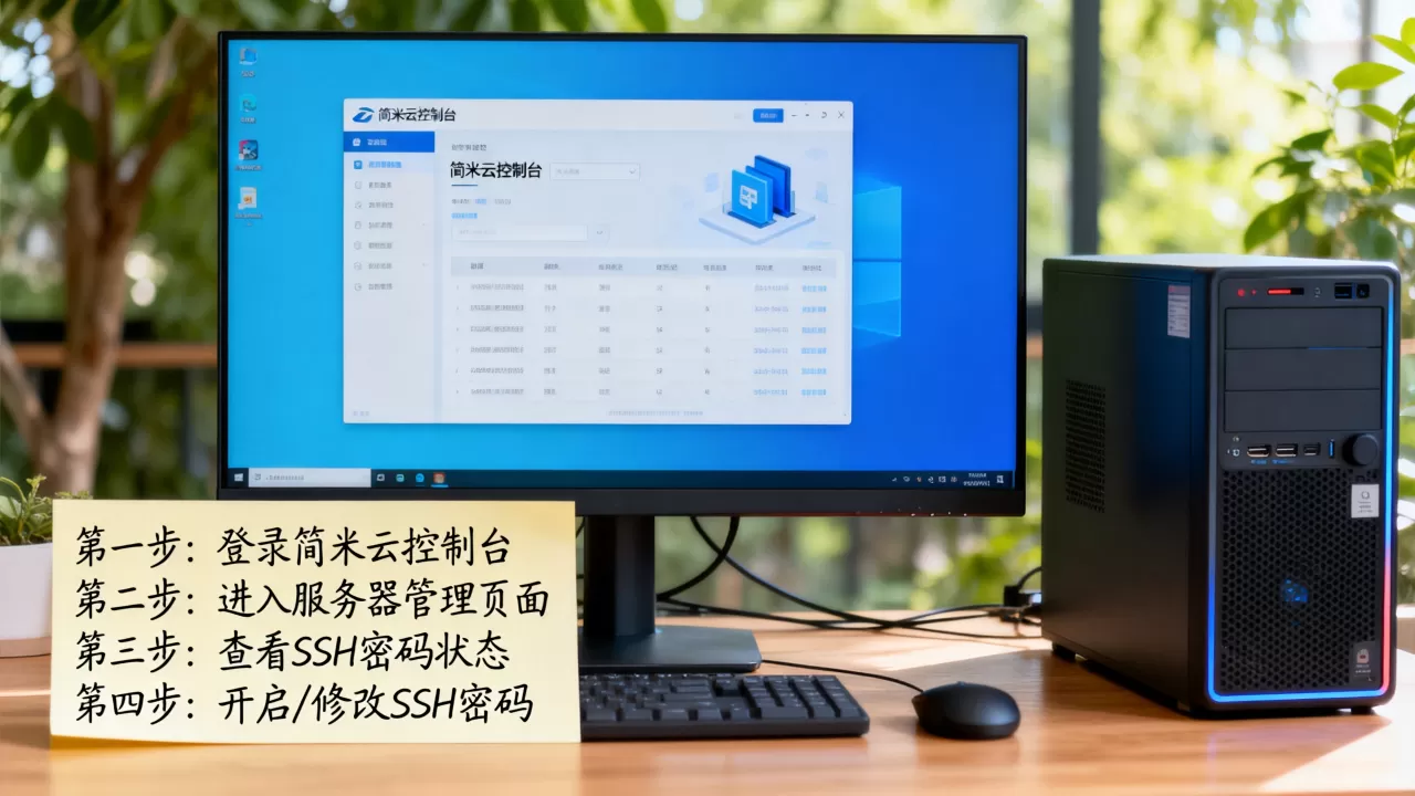 怎么查看简米云服务器SSH密码是否开启,设置步骤是什么? 怎么查看简米云服务器SSH密码是否开启,设置步骤是什么?