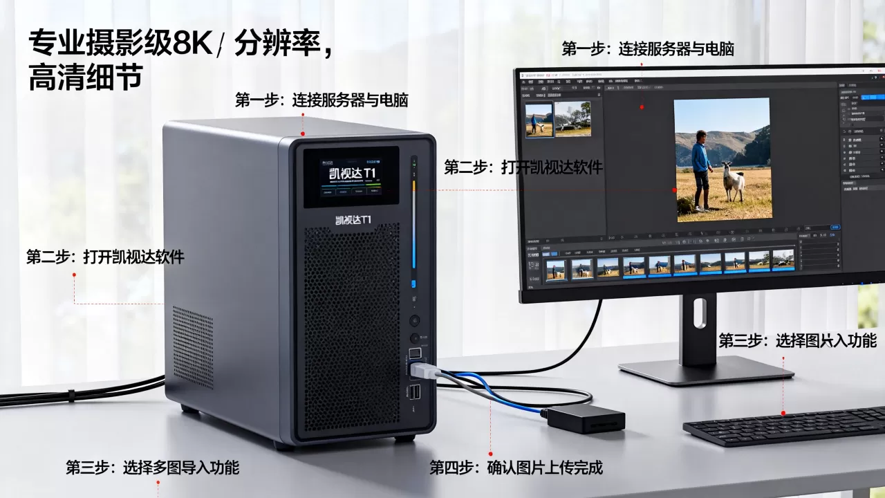 凯视达T1服务器如何放多个图片?,步骤是什么? 凯视达T1服务器如何放多个图片?,步骤是什么?