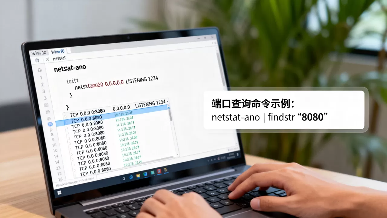 win10服务器端口号如何查看,端口查询命令有哪些? win10服务器端口号如何查看,端口查询命令有哪些?