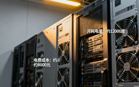 服务器一个月耗电多少度，电费成本高吗？