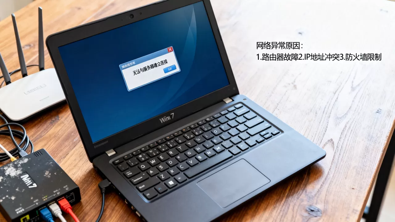 win7无法与服务器建立连接怎么解决?,网络异常是什么原因? win7无法与服务器建立连接怎么解决?,网络异常是什么原因?