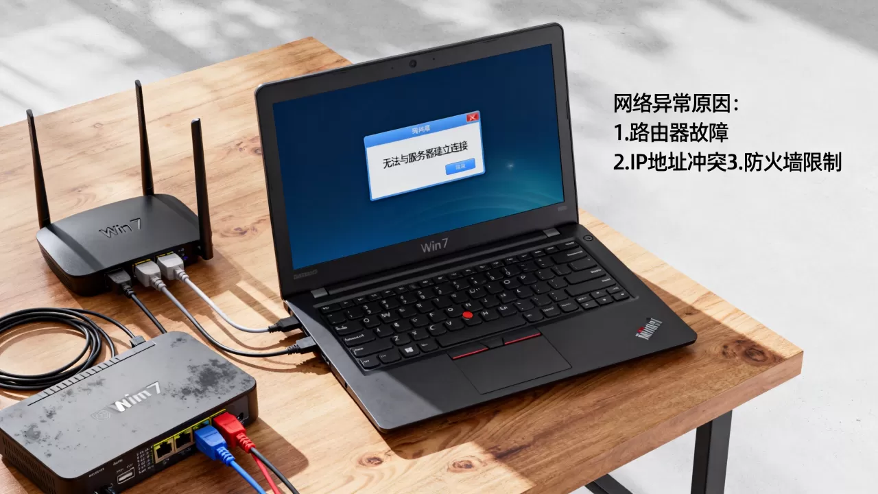 win7无法与服务器建立连接怎么解决?,网络异常是什么原因? win7无法与服务器建立连接怎么解决?,网络异常是什么原因?