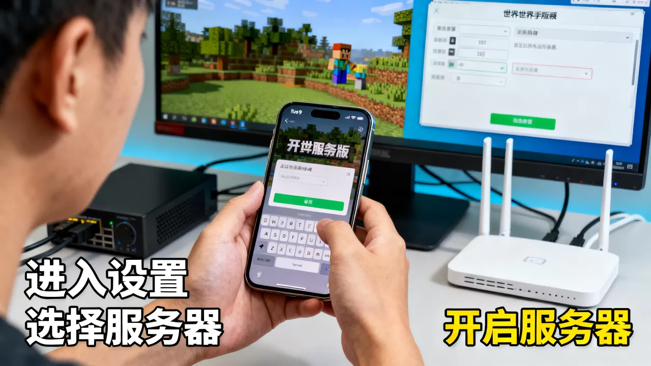 我的世界手机版怎么开服务器ios9 我的世界手机版怎么开服务器ios9