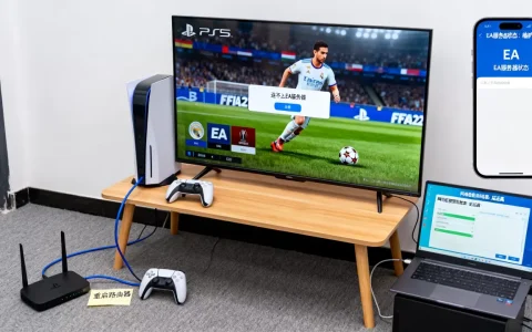 PS5 FIFA22连不上EA服务器怎么回事，怎么解决？