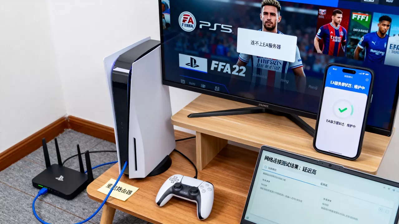 PS5 FIFA22连不上EA服务器怎么回事,怎么解决? PS5 FIFA22连不上EA服务器怎么回事,怎么解决?