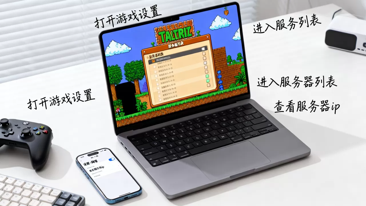 泰拉瑞亚怎么看服务器ip,服务器ip查询方法是什么? 泰拉瑞亚怎么看服务器ip,服务器ip查询方法是什么?