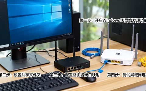 如何快速在Windows10局域网搭建服务器，有哪些步骤？