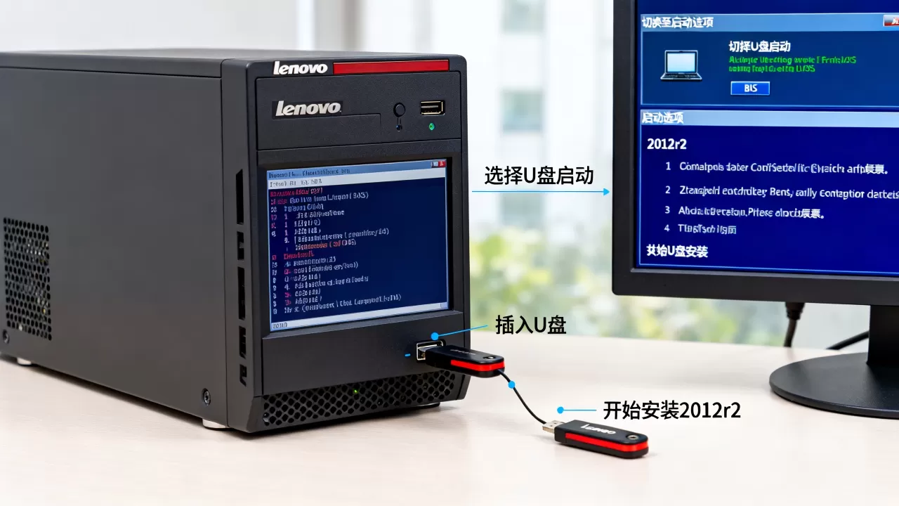 联想服务器如何用U盘安装2012r2,具体步骤是什么 联想服务器如何用U盘安装2012r2,具体步骤是什么