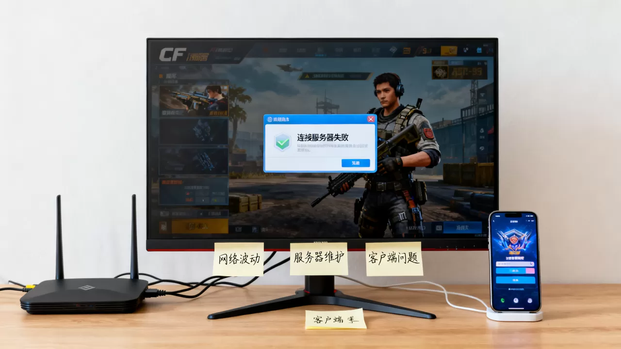 cf进游戏后连接服务器失败怎么办,是什么原因导致的? cf进游戏后连接服务器失败怎么办,是什么原因导致的?