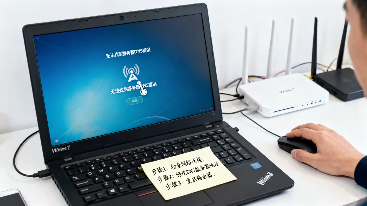 win7找不到服务器dns错误怎么解决?,dns怎么设置? win7找不到服务器dns错误怎么解决?,dns怎么设置?