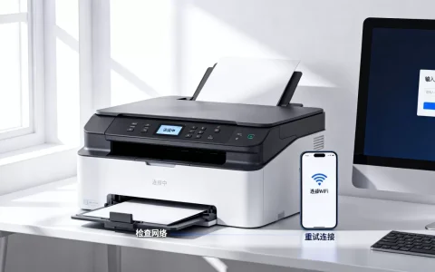 能连WiFi的打印机怎么连接到服务器，连接失败怎么办？