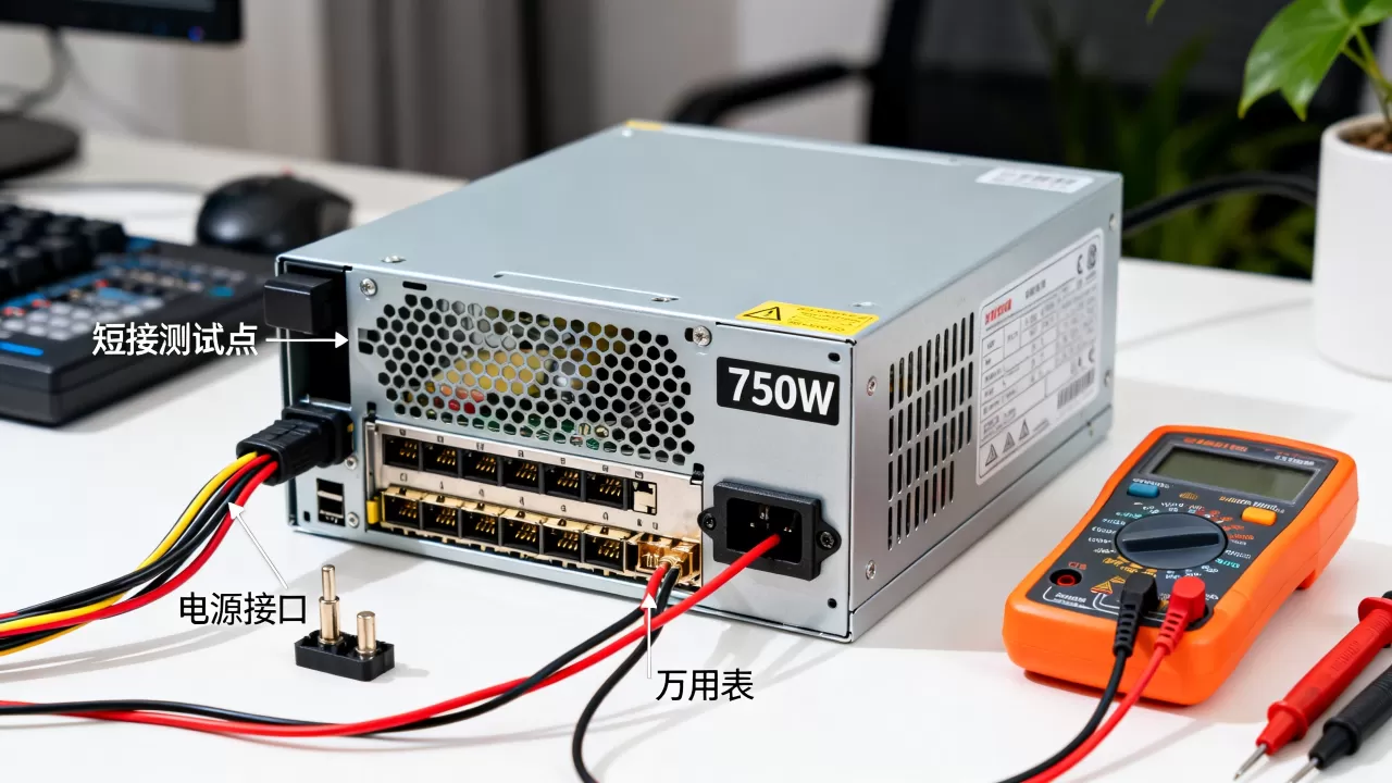 服务器750W电源如何短接测试?,怎么判断电源好坏 服务器750W电源如何短接测试?,怎么判断电源好坏