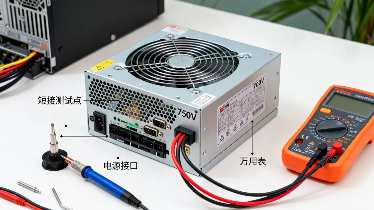 服务器750W电源如何短接测试?,怎么判断电源好坏 服务器750W电源如何短接测试?,怎么判断电源好坏
