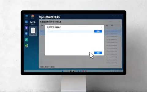 ftp不显示文件夹为什么？,ftp文件列表为空怎么解决