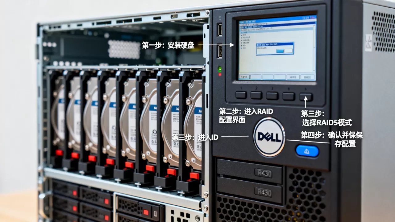 戴尔r430服务器怎么做RAID5,具体步骤是什么 戴尔r430服务器怎么做RAID5,具体步骤是什么