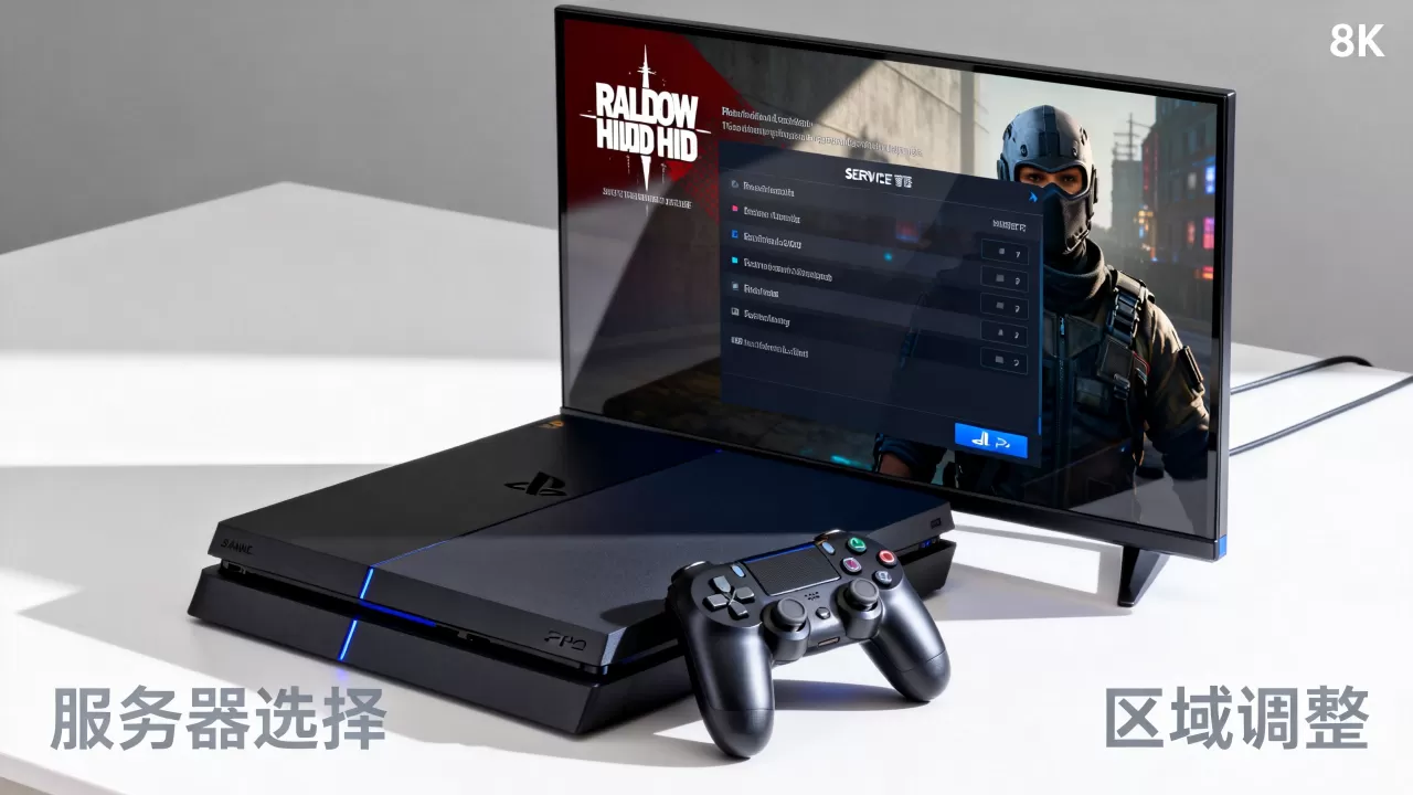 ps4彩虹六号怎么调服务器 ps4彩虹六号怎么调服务器