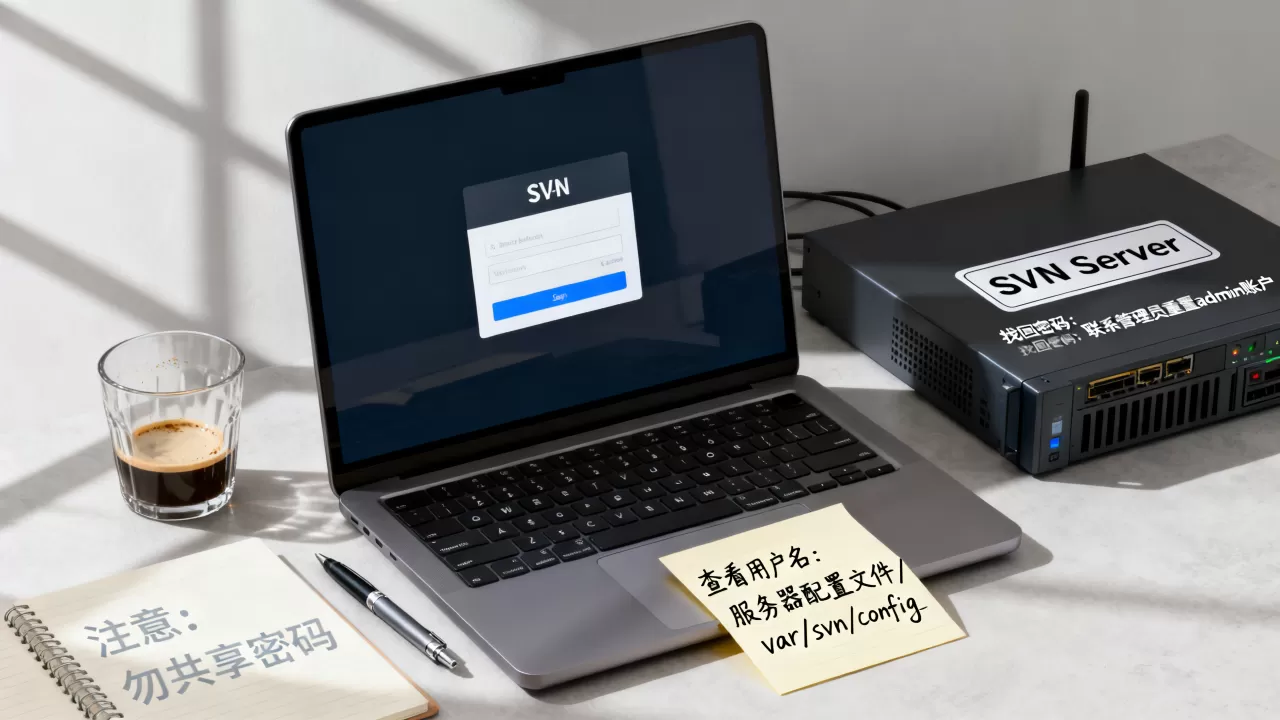 svn服务器用户名和密码怎么查看,怎么找回密码 svn服务器用户名和密码怎么查看,怎么找回密码