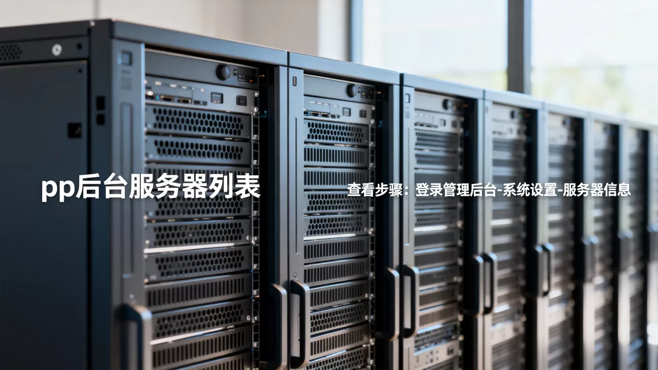 pp后台服务器有哪些?,怎么查看完整列表? pp后台服务器有哪些?,怎么查看完整列表?