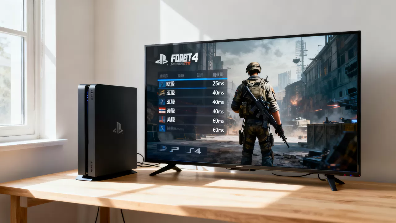 PS4战地4服务器怎么选,哪个服务器延迟低? PS4战地4服务器怎么选,哪个服务器延迟低?
