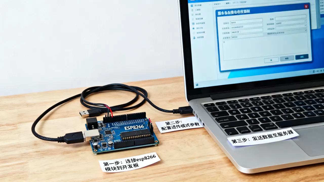 esp8266透传后怎么发数据到服务器?,步骤是什么 esp8266透传后怎么发数据到服务器?,步骤是什么
