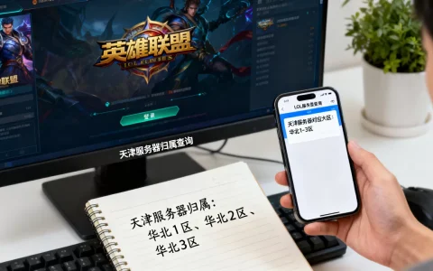 LOL天津服务器对应哪些大区，怎么快速查询归属？