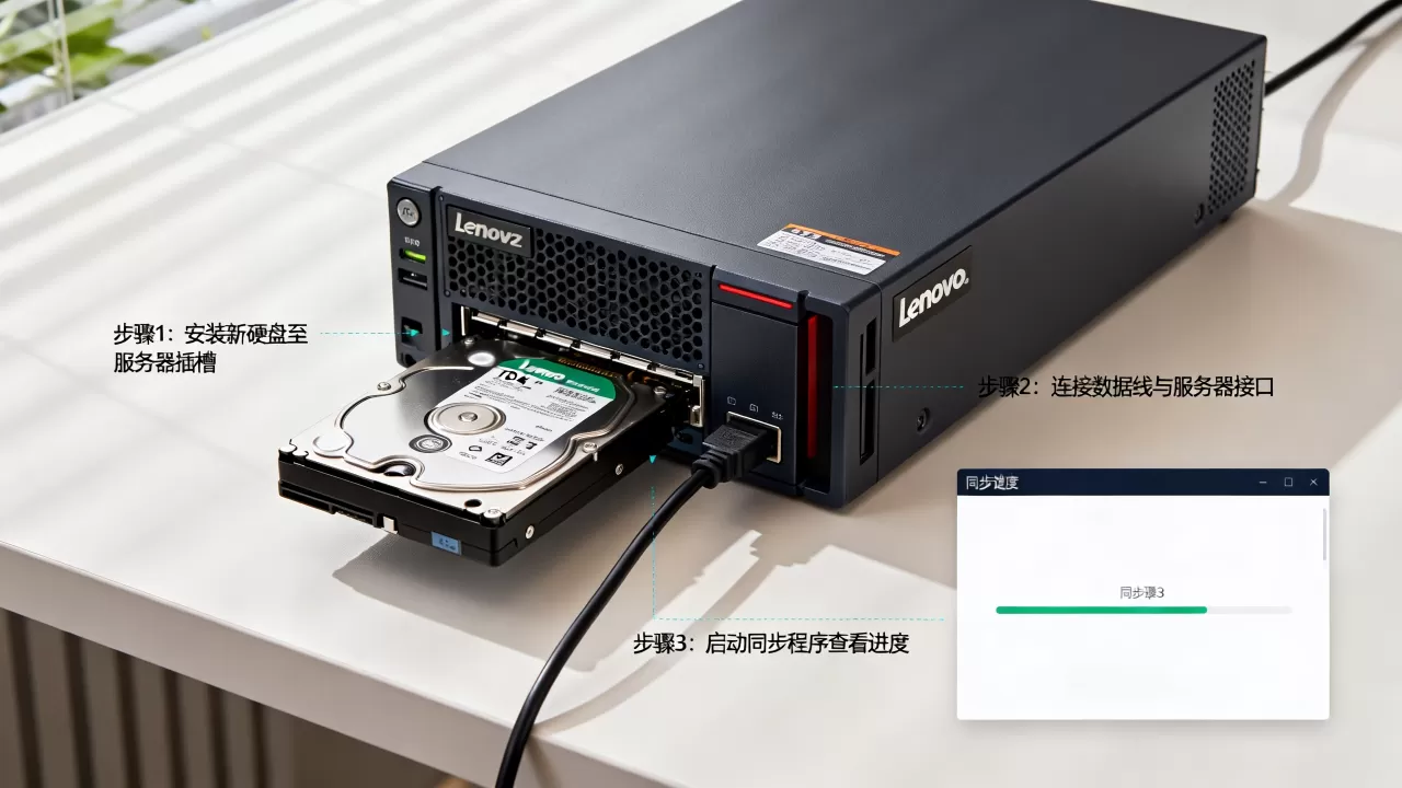 联想7d4z服务器怎么同步新硬盘,硬盘同步步骤教程 联想7d4z服务器怎么同步新硬盘,硬盘同步步骤教程