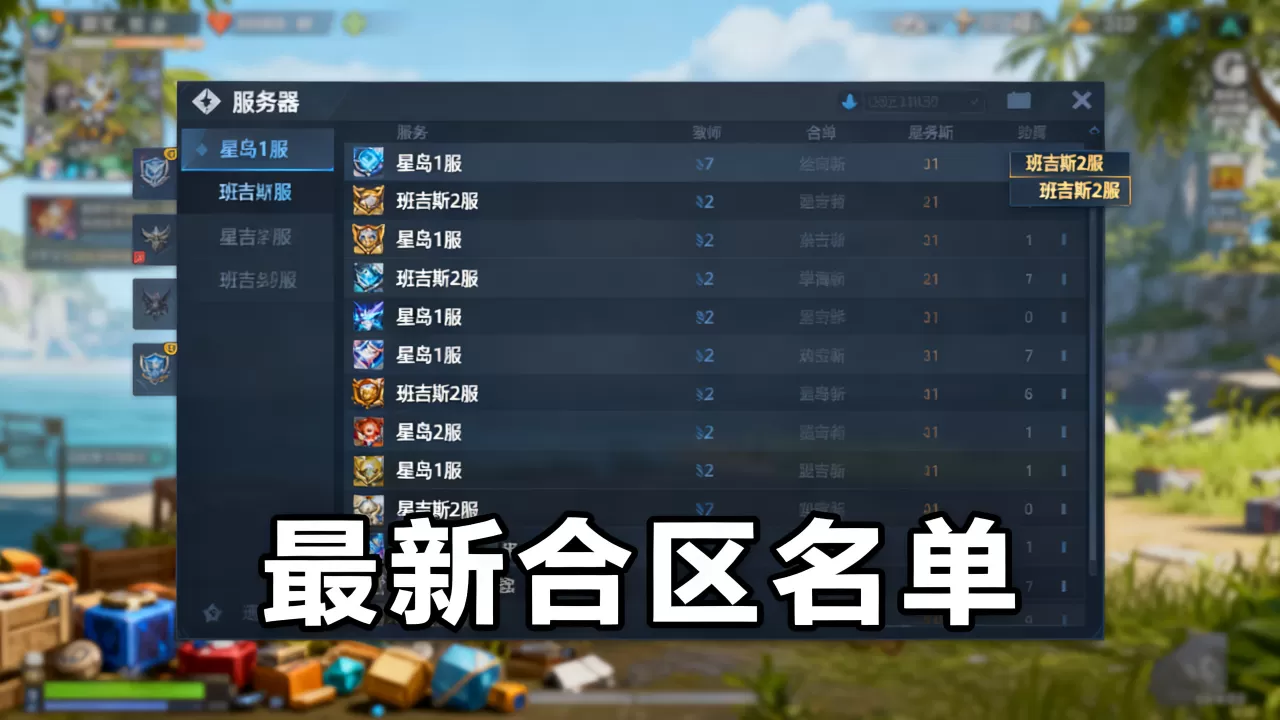 幻塔哪些服务器合并了,最新合区名单在哪里看? 幻塔哪些服务器合并了,最新合区名单在哪里看?