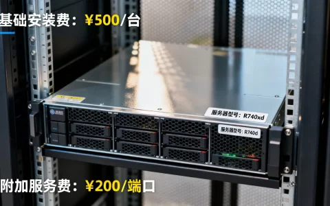 机柜上架机架式服务器要多少钱，收费标准是什么？