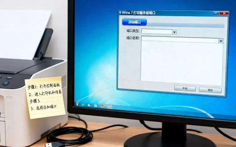 win7打印服务器端口如何添加？，具体设置步骤是什么
