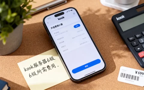 kook升到服务器6级到底要花多少钱，怎么收费？