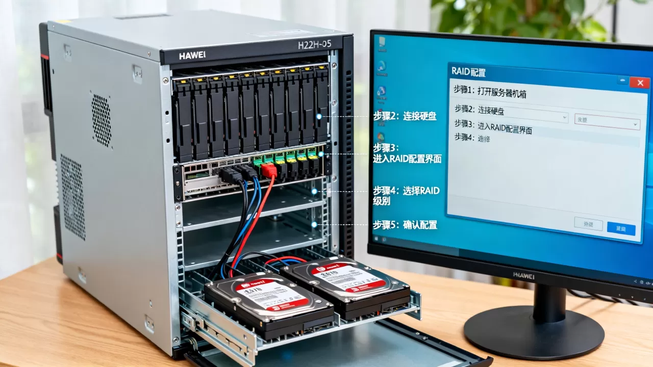 华为服务器h22h-05怎么做RAID,具体步骤是什么? 华为服务器h22h-05怎么做RAID,具体步骤是什么?