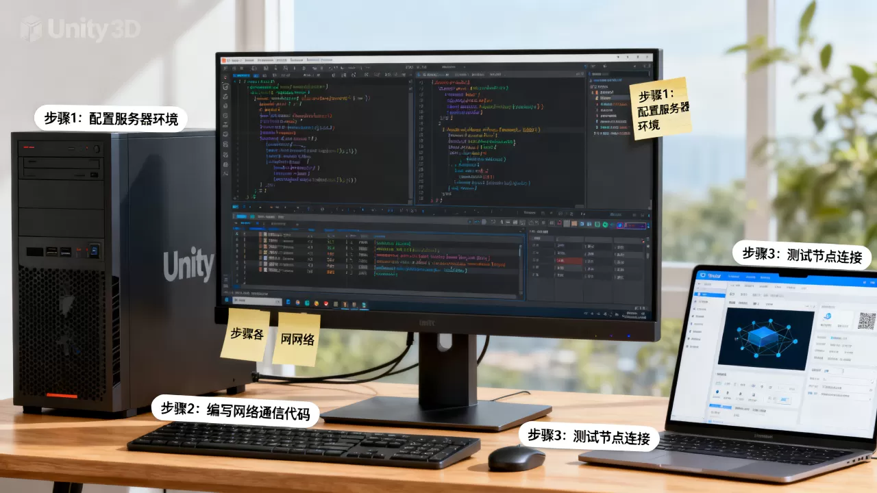 Unity3D怎么制作网络版服务器节点,有哪些步骤? Unity3D怎么制作网络版服务器节点,有哪些步骤?