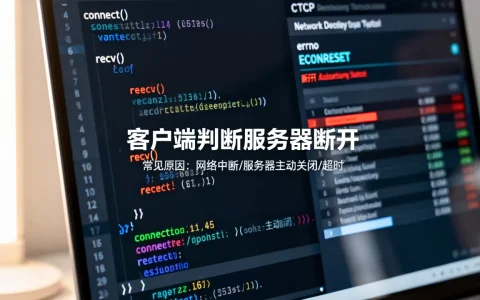 c tcp通讯客户端如何判断服务器已断开，常见原因有哪些？