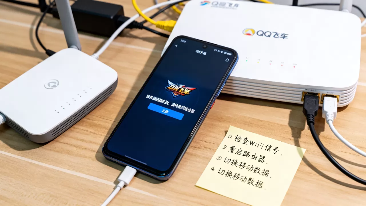 QQ飞车手游服务器失败怎么办,服务器连接失败是什么原因? QQ飞车手游服务器失败怎么办,服务器连接失败是什么原因?